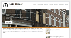 Desktop Screenshot of lottihesper.nl