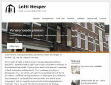 Tablet Screenshot of lottihesper.nl